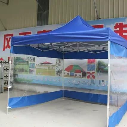 tenda lipat 2x3 + dinding mika tenda matic cafe 2x3