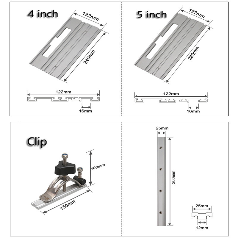 For Plunge Circular Saw Guide Rails 4/5inch Universal Base Track Saw Track Guide Straight Edge Cutti