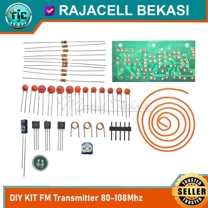 Terlaris FM Radio Transmitter 76-108MHz Wireless Mic DIY Kit Module SALE