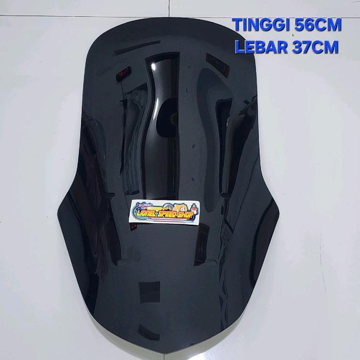 Visor Windshield Nmax Old Nmax Lama Tebal Tinggi Riben Hitam Motorcycle
