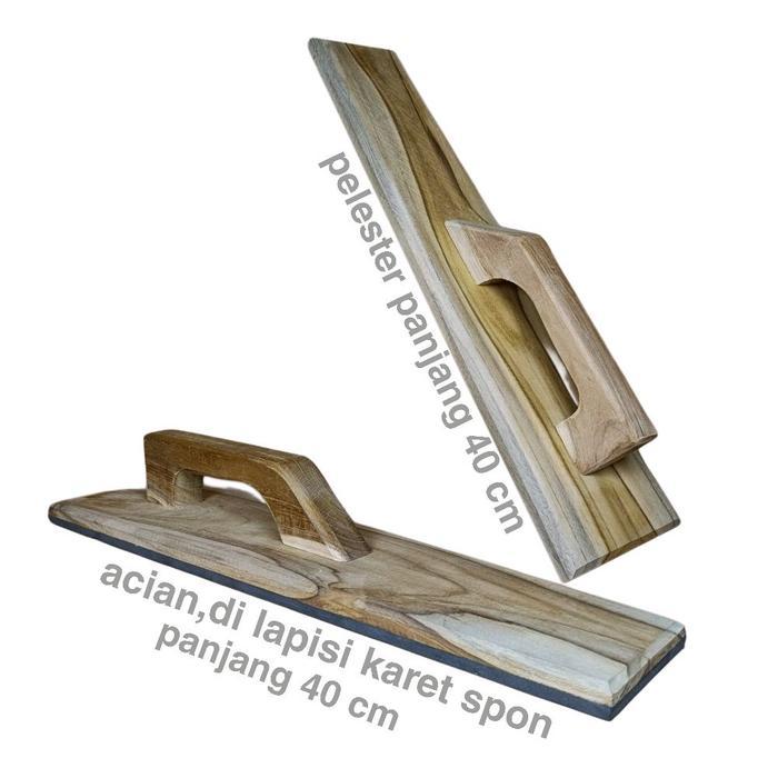 Terlaris Roskam Kayu jati asli 40 cm untuk Plesteran - Istimewa, Rapih, dan Nyaman roskam kayu jati