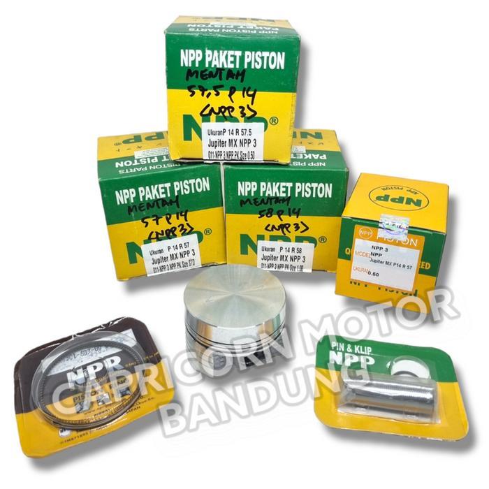 Piston Kit Mentah Custom 57 57.5 58 Pen 14 Npp3 Npp Mentahan