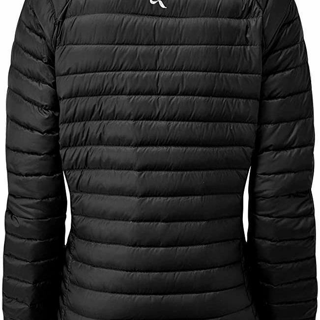 Rab Microlight Down Women'S Black Jaket Hiking Trekking Winter Original