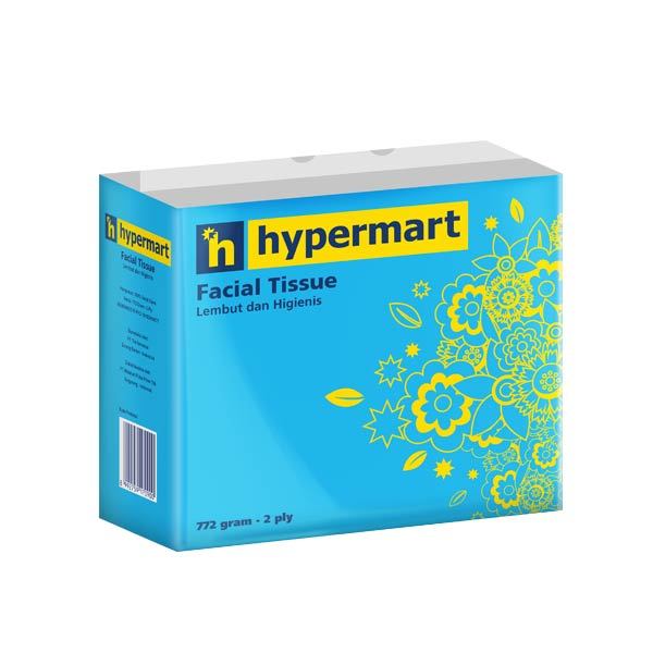 HYPERMART VALUE PLUS FACIAL TISSUE KILOAN 772 GR - TISU
