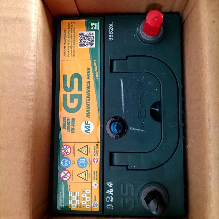 Aki Mobil Honda Jazz, Mobilio, Livina Gs Astra Mf Ns40Zl Aki Kering