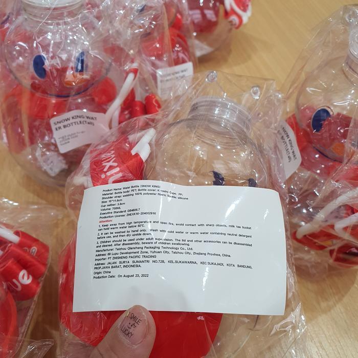 magg- Tumbler Mixue Snow King Water Bottle 700Ml Original Mixue