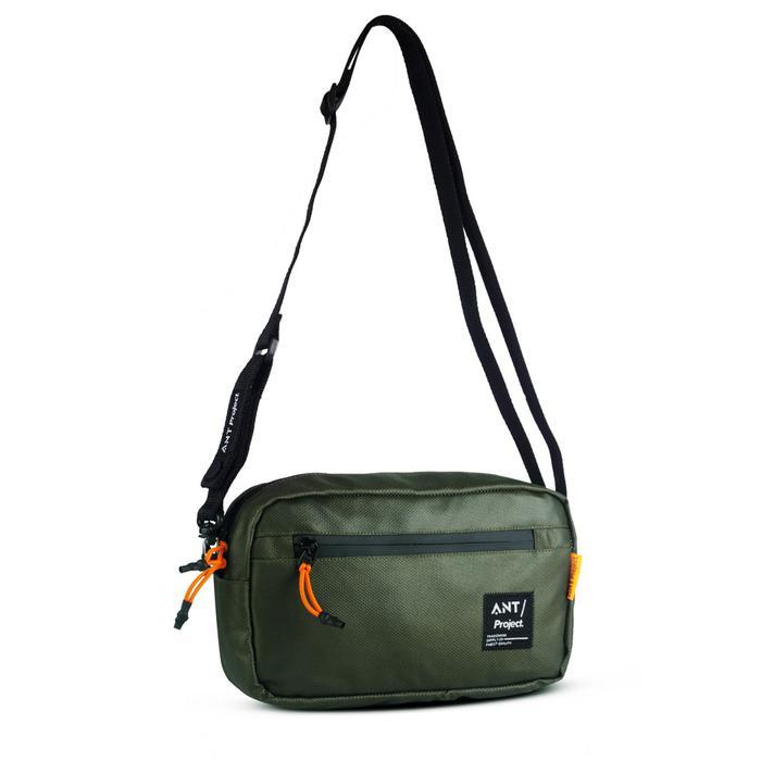 Ant Project - Tas Stang Sepeda 3In Bisa Selempang Hijau Waterproof