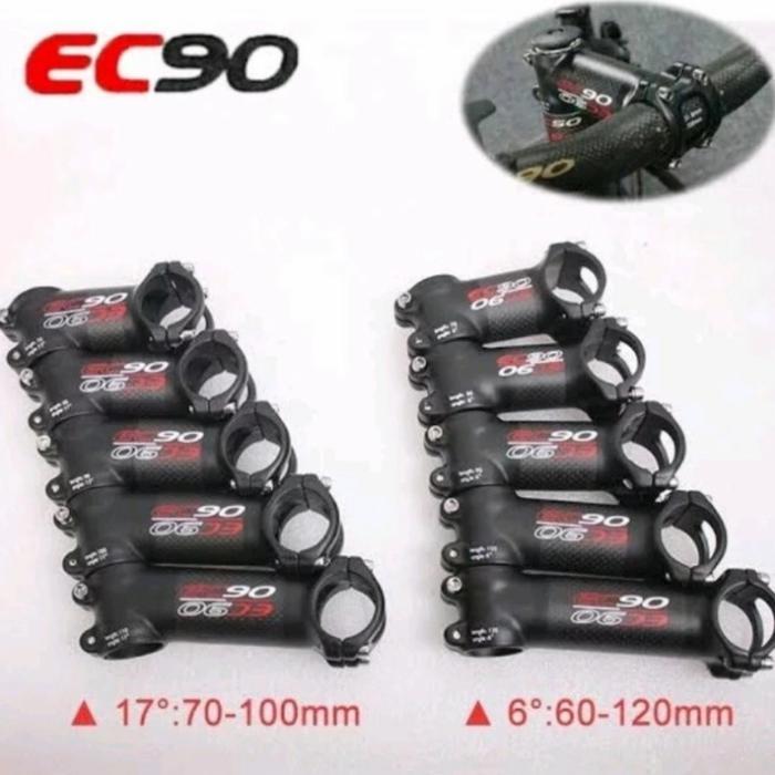 Stem Ec90 Carbon Sepeda Roadbike 6 Derajat Stem Sepeda
