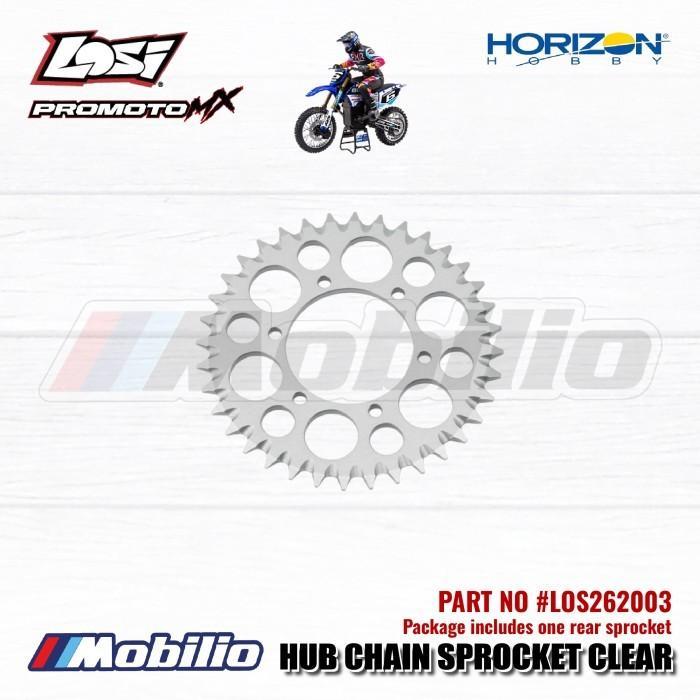 Losi Part #Los262003 Hub Chain Sprocket Clear For Rc Losi Promoto Mx Motorcycle