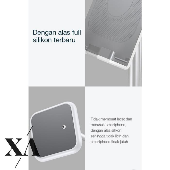 Phone Stand Holder Liftable Aluminium Foldable Dudukan Hp Tablet Meja