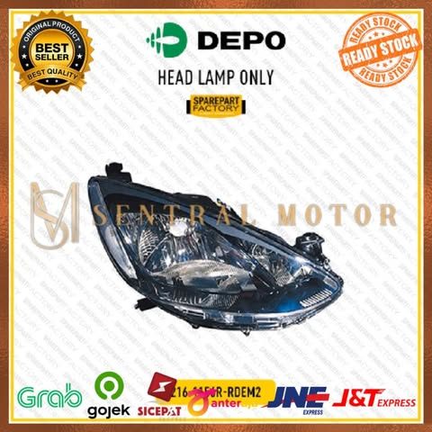 Head Lamp Lampu Depan Besar Kanan Mazda 2 2007 DEPO