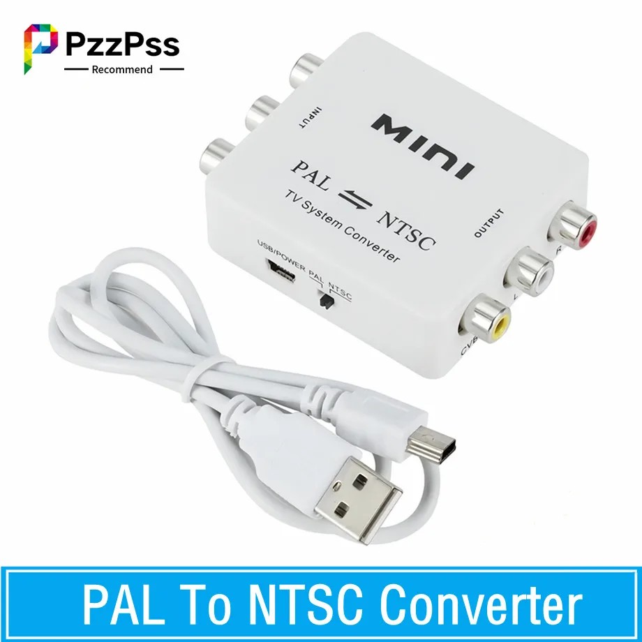 Mini PAL NTSC Bi-direction TV System Converter Switcher PAL to NTSC