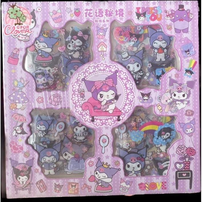 Cute Character Stickers Set Isi 100 Stiker Kawaii Viral Box Lucu Gratisongkir