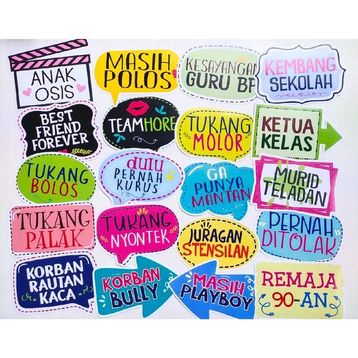 Props Reuni Anak Osis 20Pcs Fun Props Photobooth