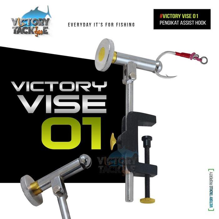Perlengkapan Pancing VICTORY VISE FLY TYING + BOBBIN ALAT PENGIKAT KAIL Firelock Fishing Mall