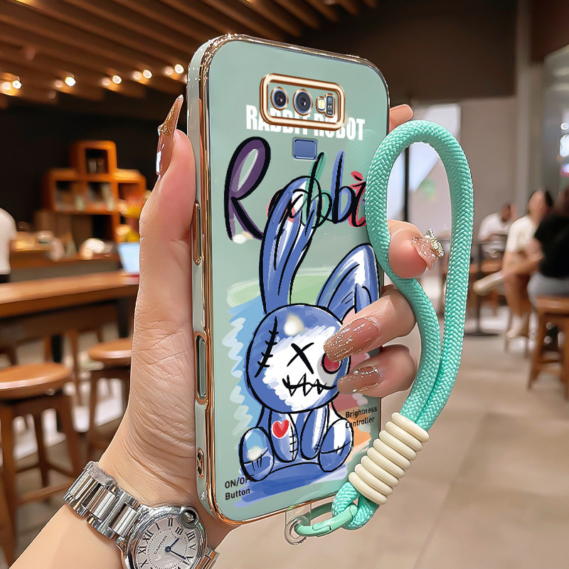 Casing Untuk Samsung Galaxy Note 9 Note 8 Case Casing HP Softcase ponsel silikon anti jatuh dengan t
