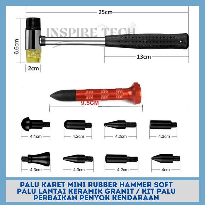 Bisa E-Faktur Palu Karet Mini Rubber Hammer Soft Palu Lantai Keramik Dan Kendaraan