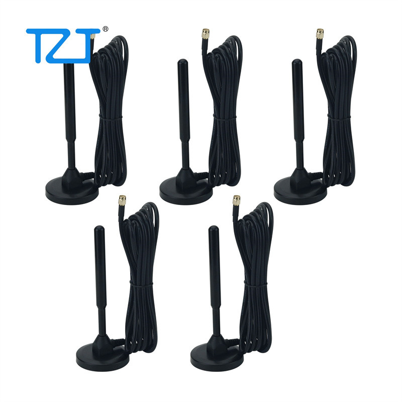 TZT 5PCS SDR Antenna SDR Radio Antenna Set (KRAKENANT) Suitable for KrakenSDR Five-RX-Channel Radio