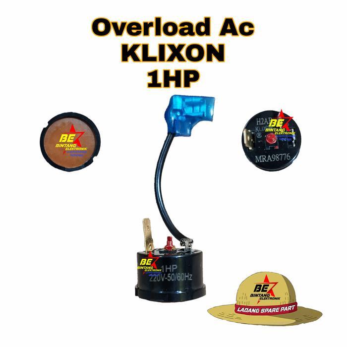 COD Overload Ac Bulat 1 Hp Over Load Bundar 1 Pk Overload Klixon ORIGINAL