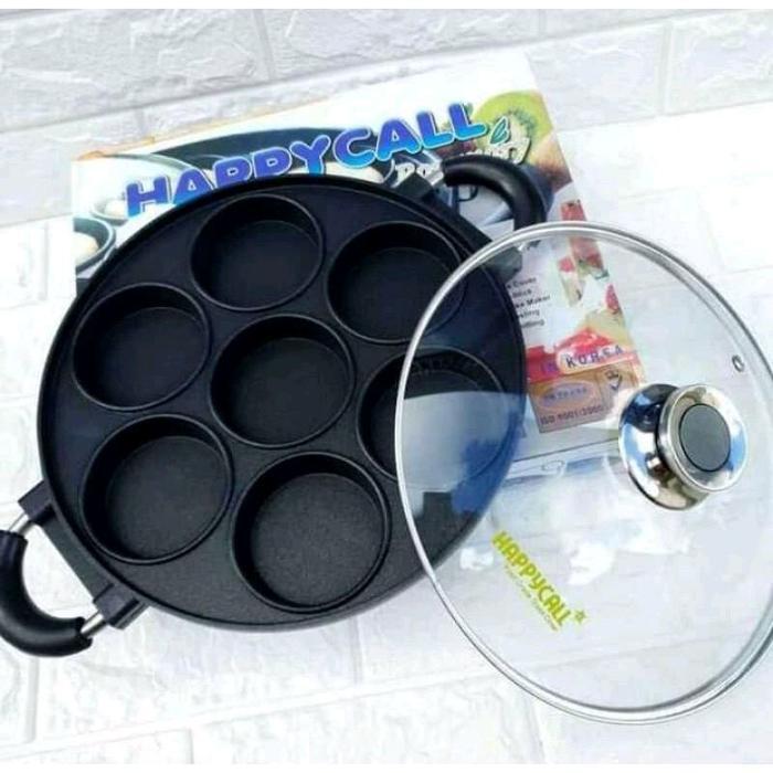 Cetakan apem happycall 7 lubang teflon anti lengket