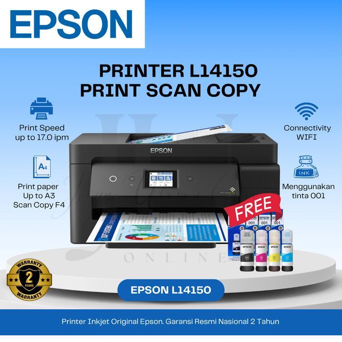 TERBARU Printer Epson L14150 A3+ Multifungsi Wi-Fi Duplex