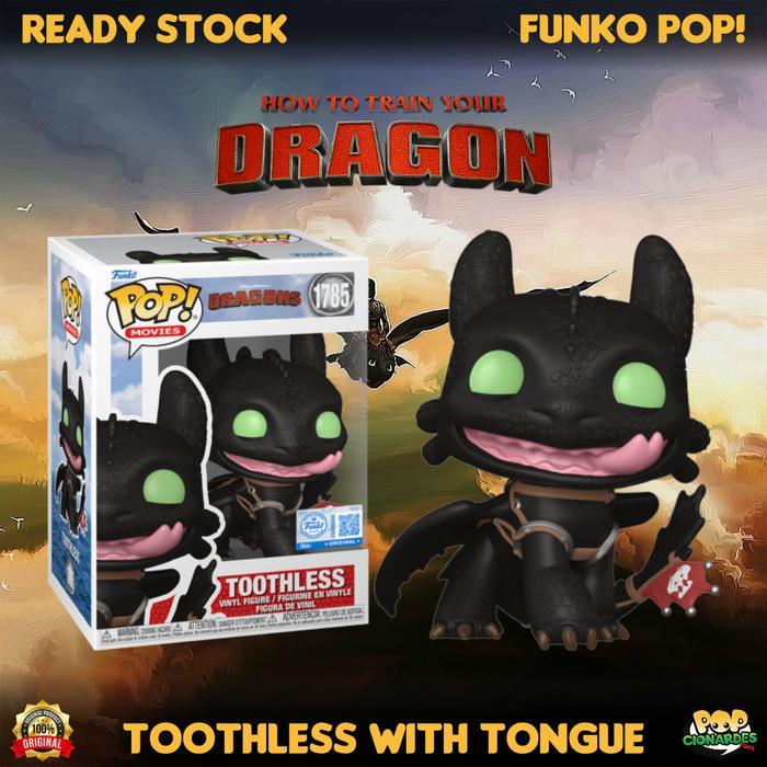 TERBARU Funko POP How To Train Your Dragon - Toothless - Toothless with Tongue #1785