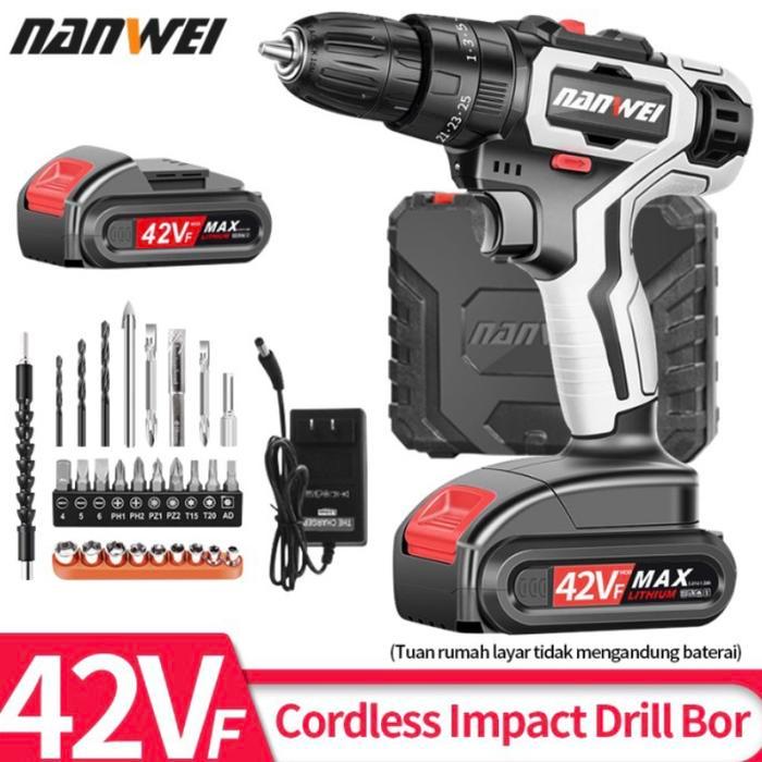 42V Mesin bor cordlesssss