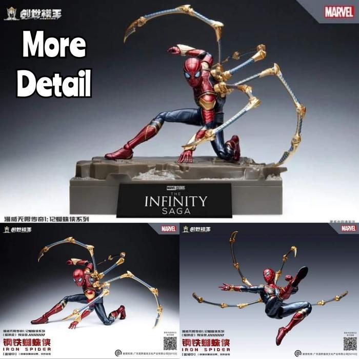 HOT SALE MODOKING 1/12 SCALE FIGURE MOKIT IRON SPIDER TERMURAH