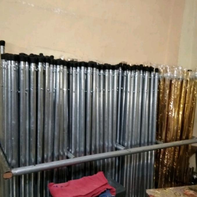 Siswya - Terbaru Tiang Besi Galvanis Antena/Bendera/Tiang Serbaguna 3M