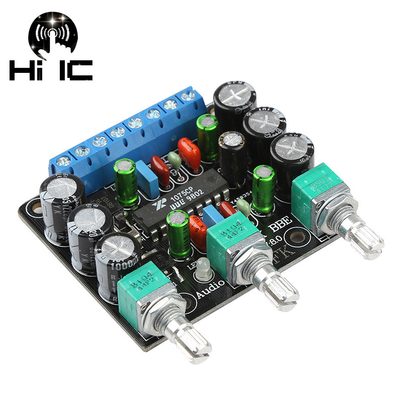 Amplifier XR1075 Preamp Tone Board BBE Digital Audio Power Amplifier Front-end Processor