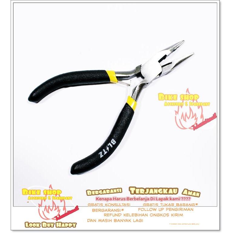 Tang Lancip Blitz mini Ukuran 4.5inci - 12cm plier gegep lancip