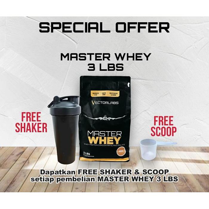 Vector labs Master Whey 3 lbs 3lbs Whey Protein Isolate wpi 90