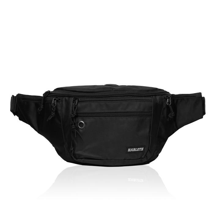 Harloth Zest Waistbag / Slingbag - Black Pria Terbaru 