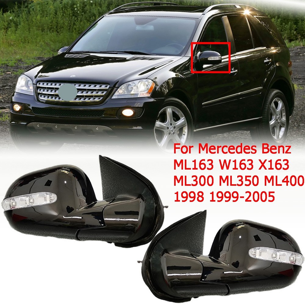 Car Side Rearview Mirror Assembly For Mercedes Benz ML163 W163 X163