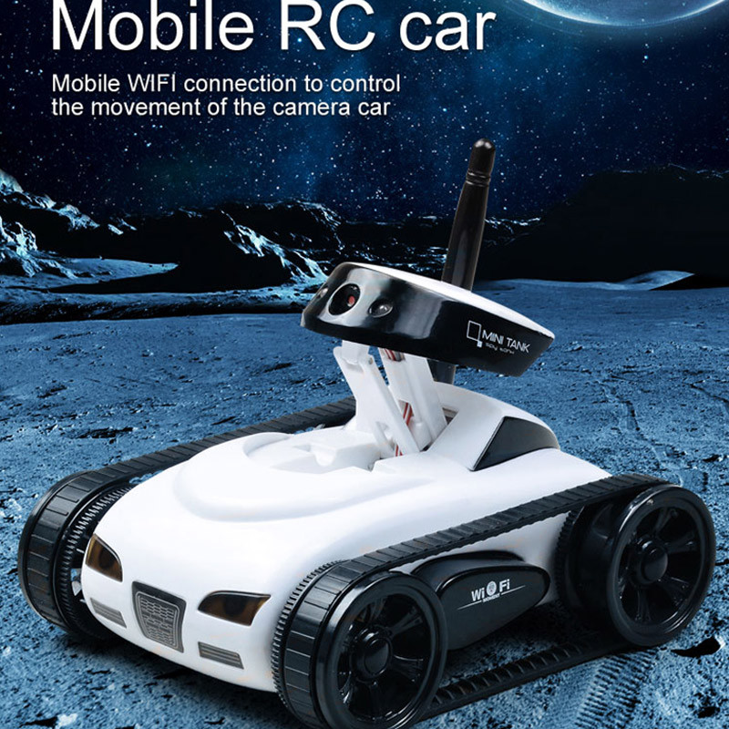 RC Camera Tank FPV WIFI Real-time Quality Mini RC Car HD Camera Video Remote Control Robot Car