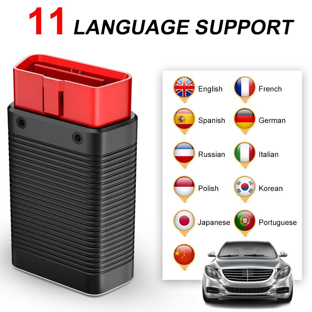 2026 LAUNCH AIOBD Bluetooth Connector Car Diagnostic Tools Full OBD Function OBD2 Scanner For