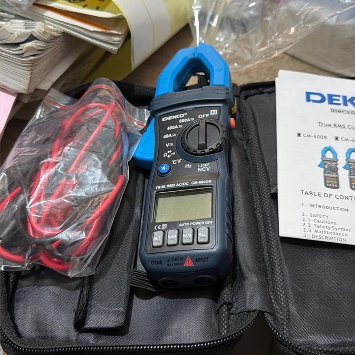 DEKKO CM-600DR 600A TRUE RMS CLAMP METER