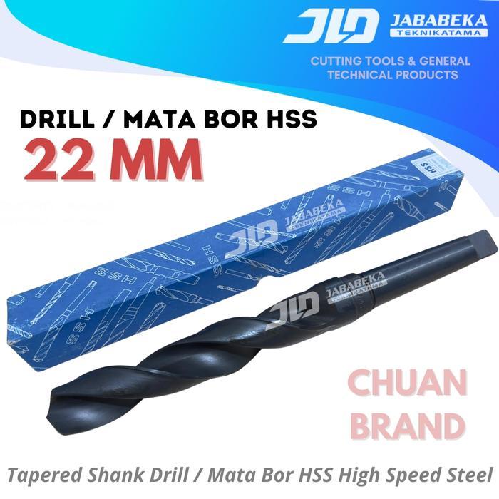 Mata Bor 22Mm Mata Bor Cones 22 Mm Taper Shank Drill / Mata Bor 22.0 Mm Hss High Speed Steel