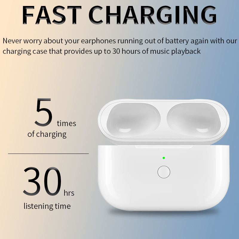 Replacement Wireless Charging Case for AirPods Pro 1 2 3 Charger Box for AirPods 1&2 Bluetooth