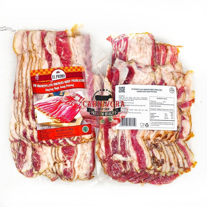 TERLARIS US shortplate Smoked beef Bacon (SAPI) 500gr 100% Halal