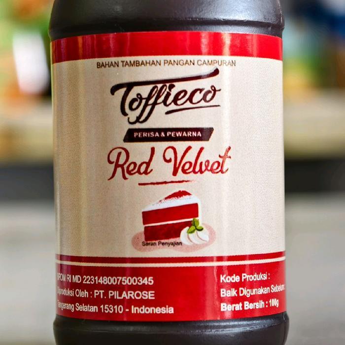 Toffieco Red Velvet 100Gr / Pasta Red Velvet Toffieco 100Gr