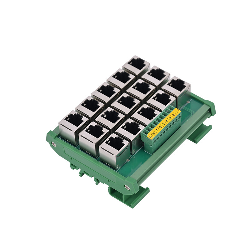 RJ45 ETHERNET PORT TURN TERMINAL 8PIN TERMINAL RJ45 TURN 485 SHUNT HUB 2 3 4 5 6 HOLE