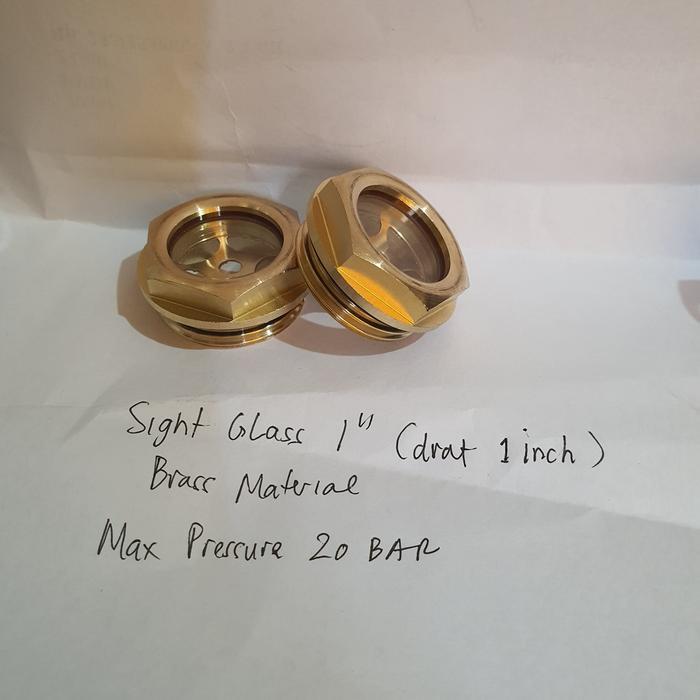 Grubyshop- Sight Glass Oil Sight Glass 1Inch - 1"