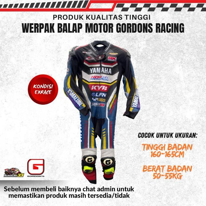 Werpak Balap Motor Road Race Gordons Premium FULL KULIT