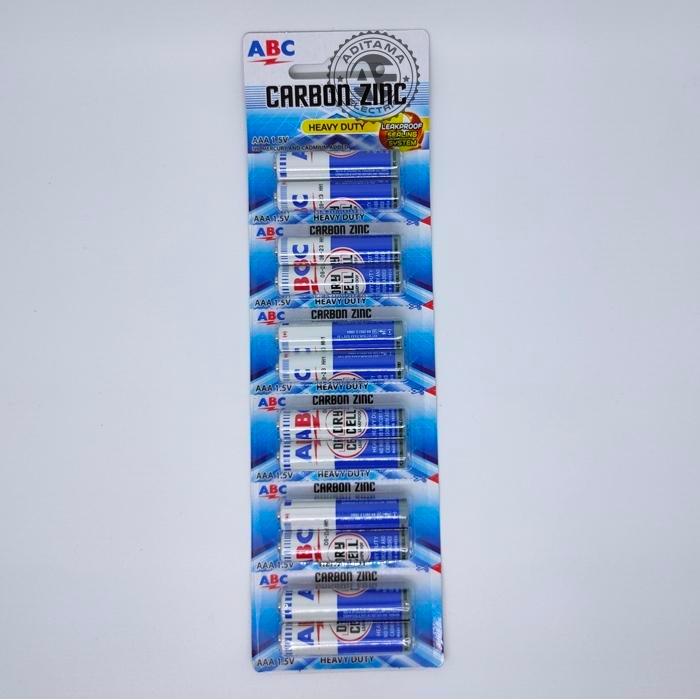 N3W BATERAI ABC BIRU AAA A3/ABC BATTERY BIRU AAA A3 1,5 VOLT HARGA PER RENCENG