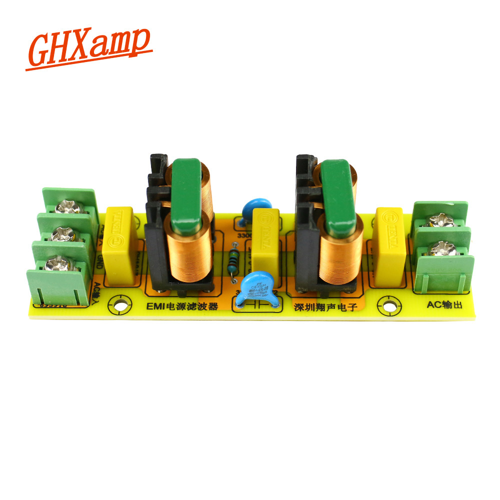 GHXAMP 15A EMI Filter Two-stage Composite EMI Filter Module EMI Power