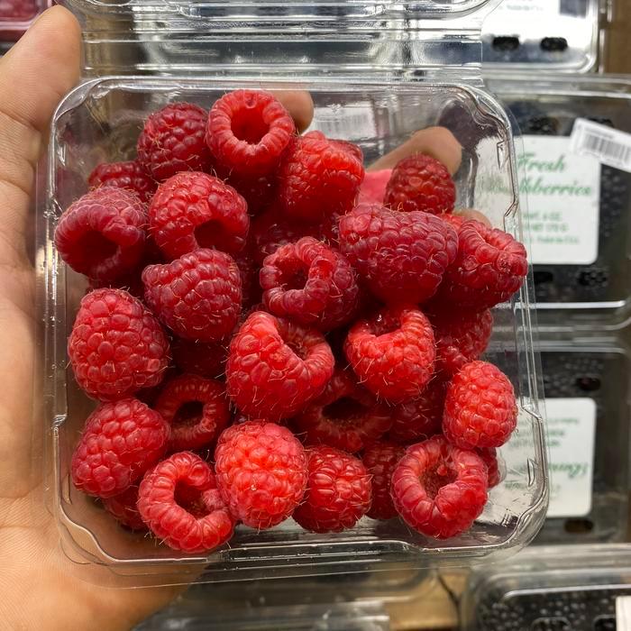 READY Raspberry usa fresh Buah raspberry fresh 170grm