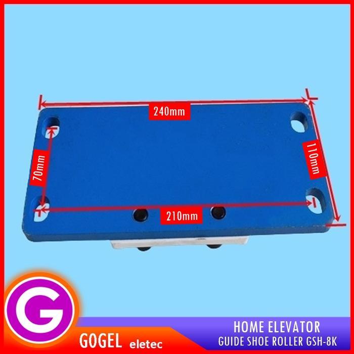 Elevator guide shoe roller K8 elevator sliding guide shoe home lift