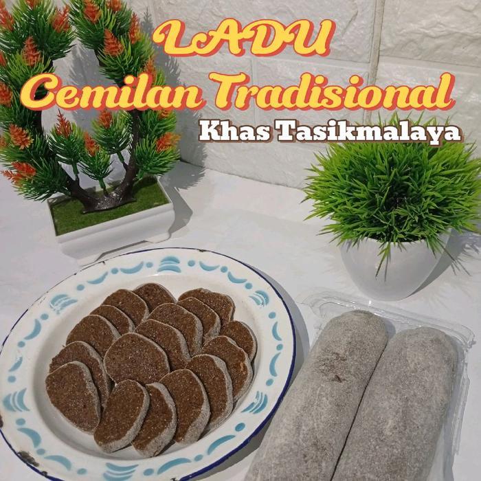 Ladu Khas Sunda- Cemilan Tradisional Tasikmalaya, 250g, 500g, 1kg Camilan Ketan Jajanan Manis Temani