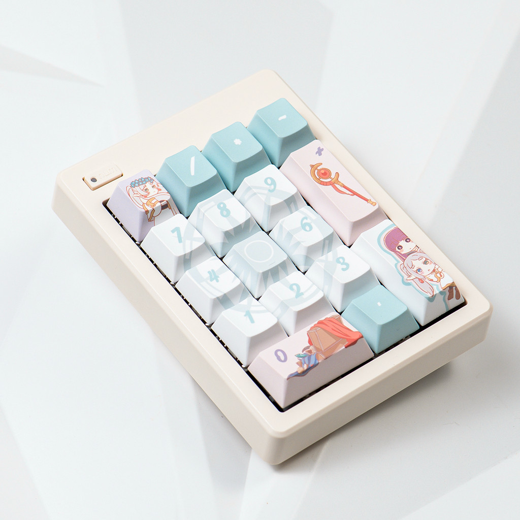 140 Keys Frieren Anime Keycaps Cute Gift Key Cap MOA PBT Dye Subbed Japan Gaming Key Caps Backlit